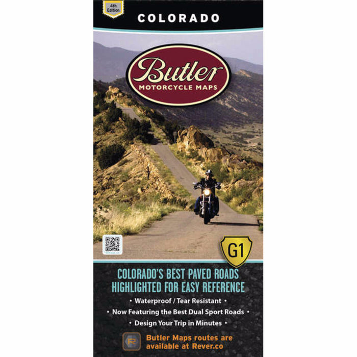 Butler Motorcycle Maps Colorado G1 Map