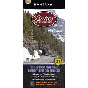 Butler Motorcycle Maps Montana G1 Map