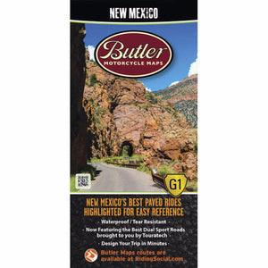 Butler Motorcycle Maps New Mexico BDR Map