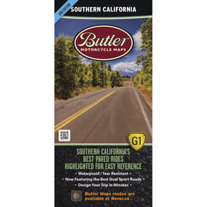 Butler Motorcycle Maps South California G1 Map