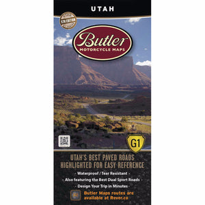 Butler Motorcycle Maps Utah G1 Map