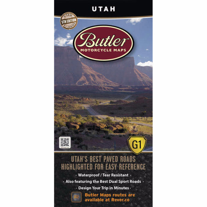 Butler Motorcycle Maps Utah BDR Map