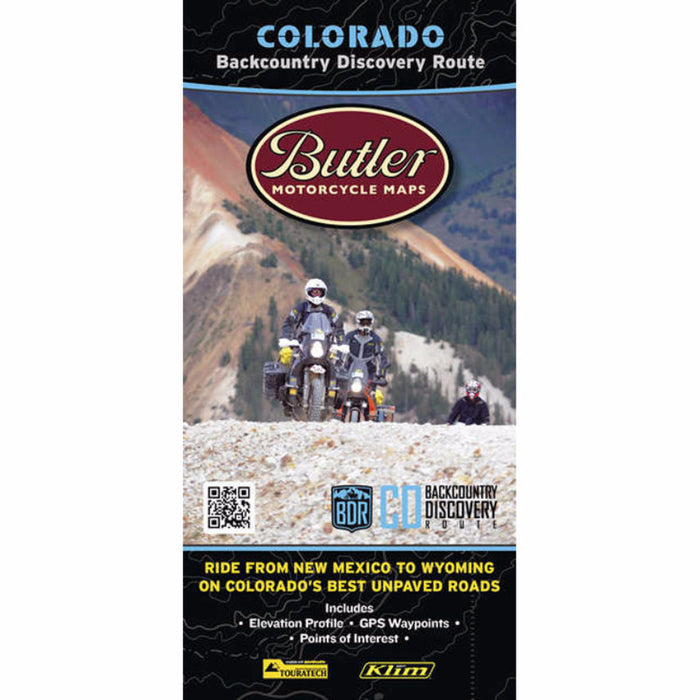 Butler Motorcycle Maps Colorado BDR Map