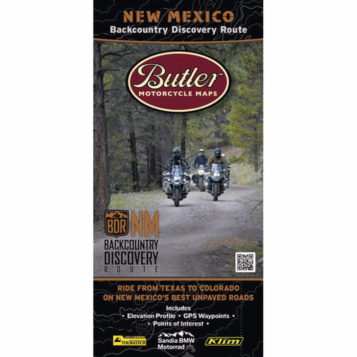 Butler Motorcycle Maps New Mexico G1 Map